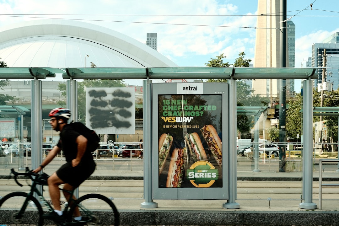 Photo urban cyclist nutrition