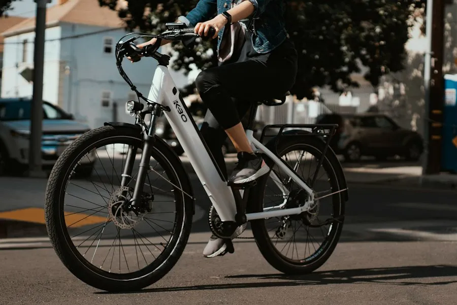 Photo electric bicycles guide