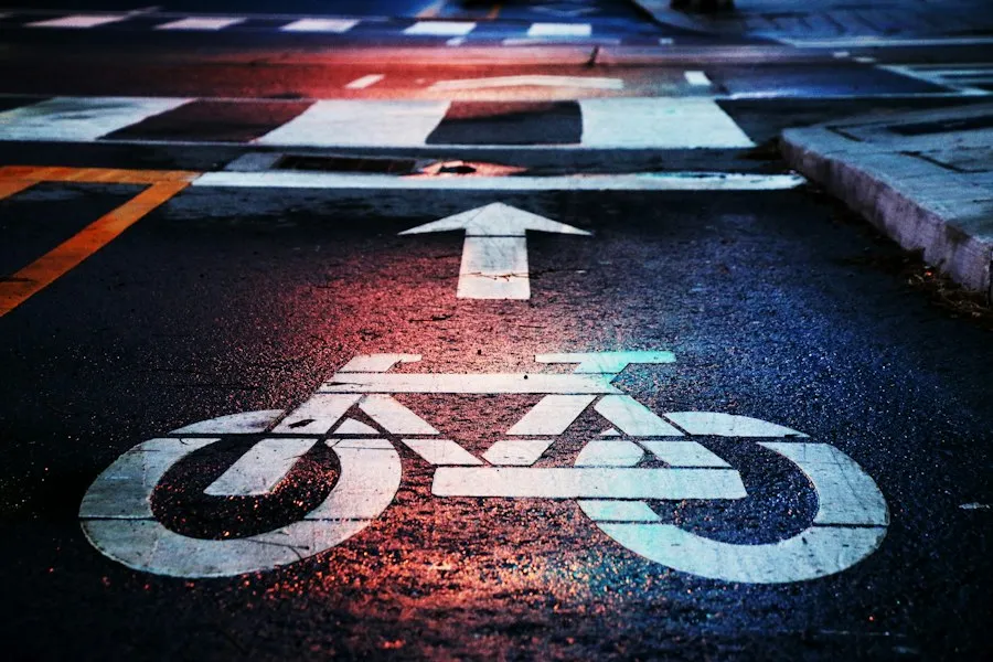 Photo bicycle traffic rules guide